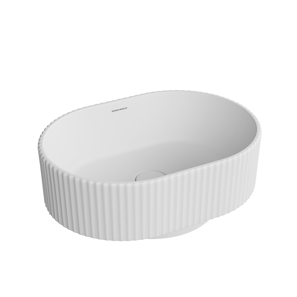VE.wb.50/WHT.M Раковина ARTBASIN Vento/АртБейзин Венто накладная 50, белая матовая