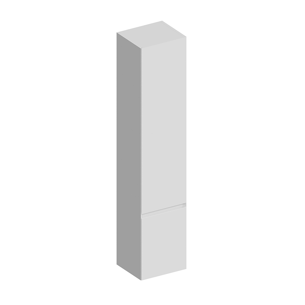 CUB.165Rh/WHT.M Пенал Cubo/Кубо подвесной правый 165, белый матовый
