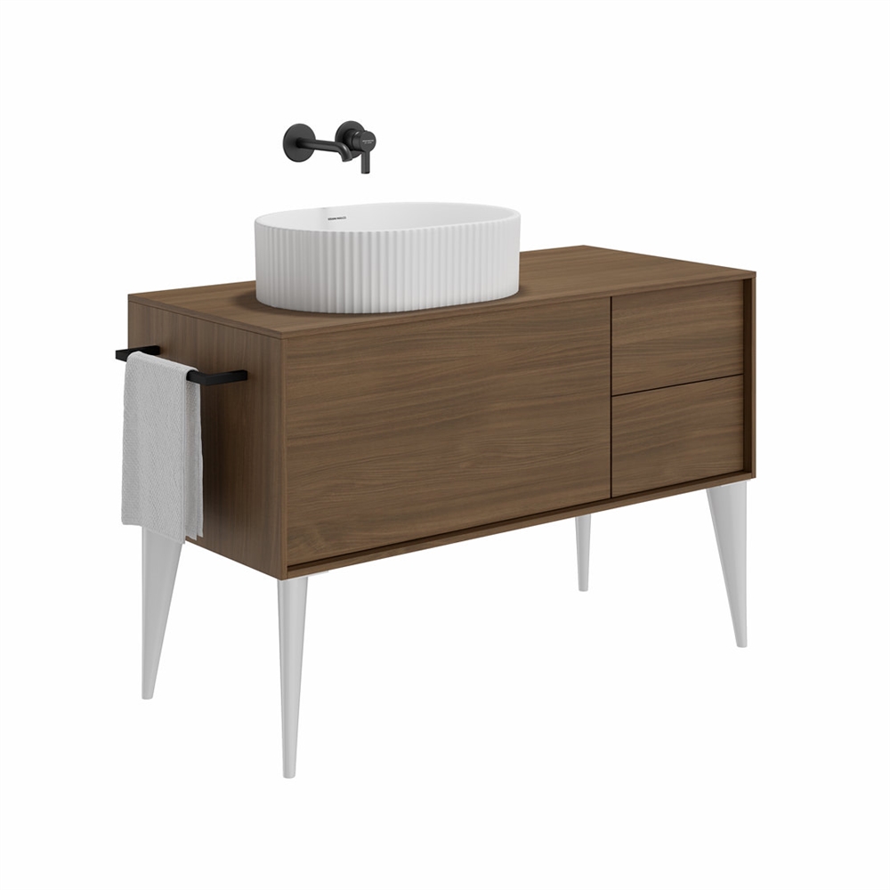 VE.wb.50/WHT.M Раковина ARTBASIN Vento/АртБейзин Венто накладная 50, белая матовая