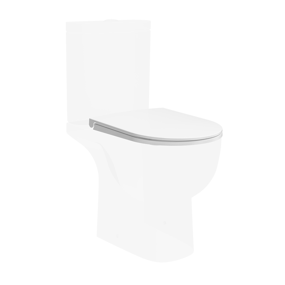 BG.Pro.seat.01/WHT Сиденье Buongiorno Pro/Бонджорно Про для унитаза, белое глянцевое