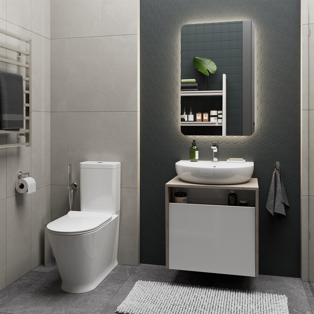 PLMR.cis.01 Бачок для унитаза Plaza Modern/Плаза Модерн, белый глянцевый