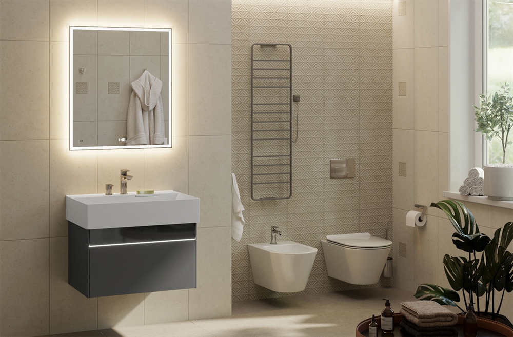 PLM.bidet.02 Биде Plaza Modern/Плаза Модерн подвесное, белый глянцевый