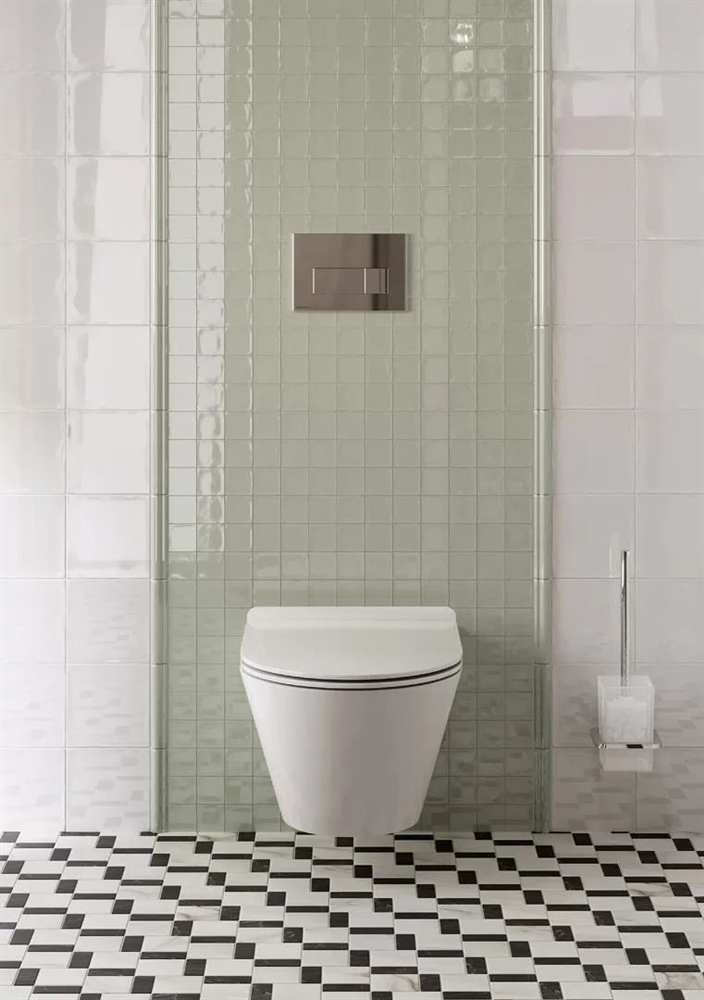 KMPMWc53GWh2 Унитаз Plaza Modern/Плаза Модерн подвесной безободковый, белый глянцевый