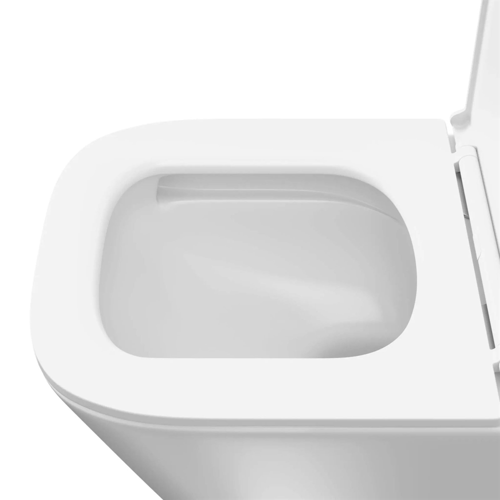CU.T.wc.02 Унитаз Cubo Tornado/Кубо Торнадо подвесной, с системой смыва торнадо с крепежом и сиденьем, белый глянцевый