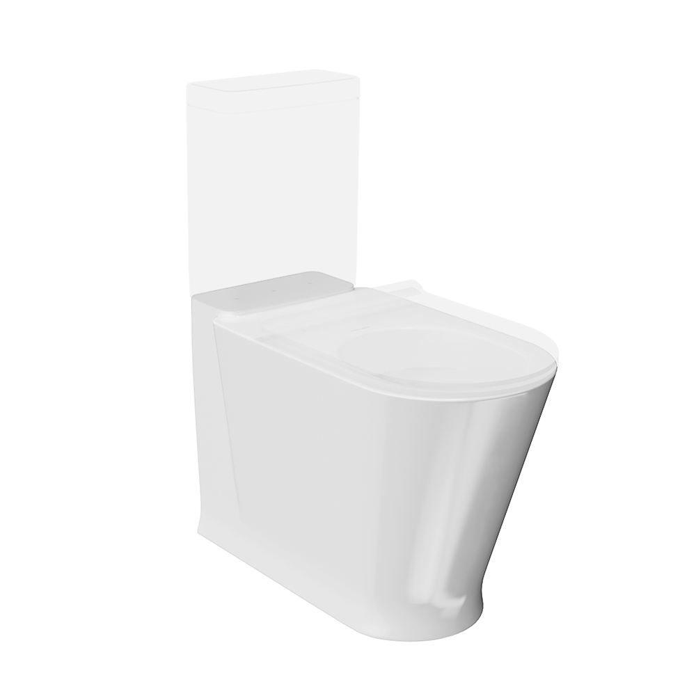 PLMR.wc.01 Унитаз Plaza Modern/Плаза Модерн напольный безободковый, белый глянцевый