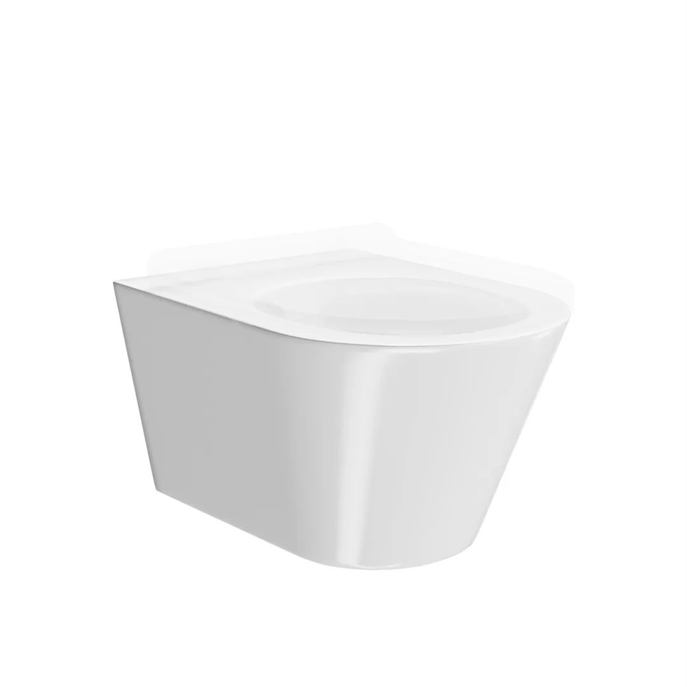 KMPMWc53GWh2 Унитаз Plaza Modern/Плаза Модерн подвесной безободковый, белый глянцевый