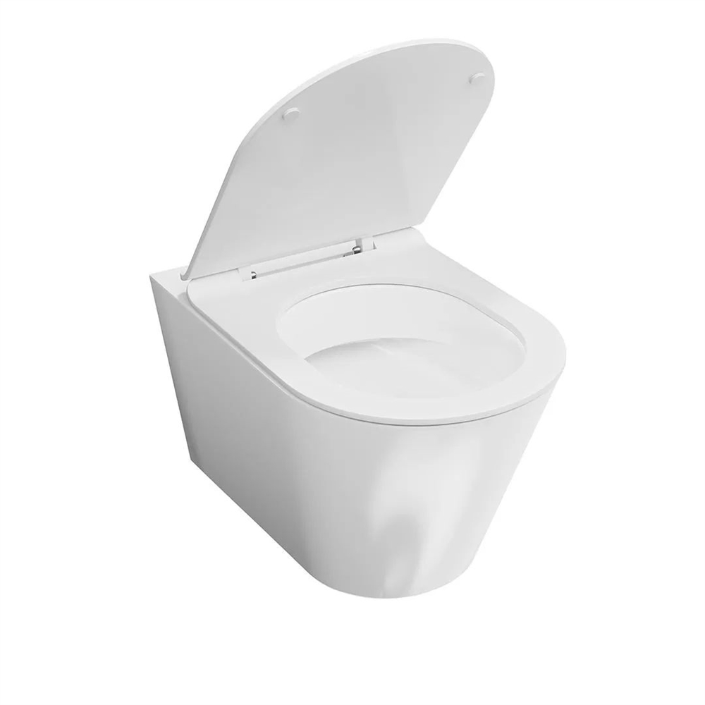 KMPMWc53GWh2 Унитаз Plaza Modern/Плаза Модерн подвесной безободковый, белый глянцевый