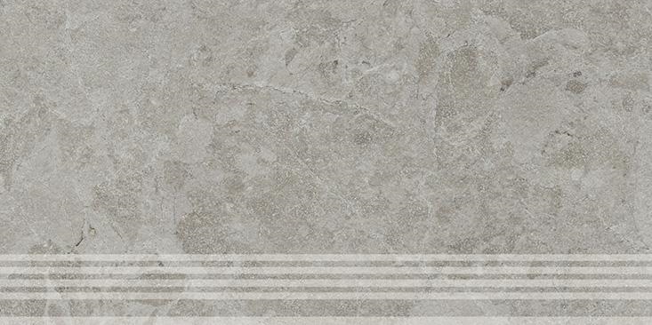 KM6060G1241R8GRF Ступень фронтальная Сплит серый матовый обрезной 30x60x0,8