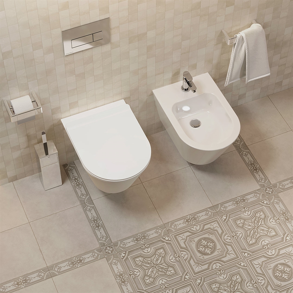 PLMR.wc.02 Унитаз Plaza Modern/Плаза Модерн подвесной безободковый, белый глянцевый