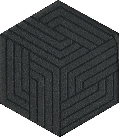 OS/B241/63001 Декор Агуста черный 5,2х6 6x5,2x6,9
