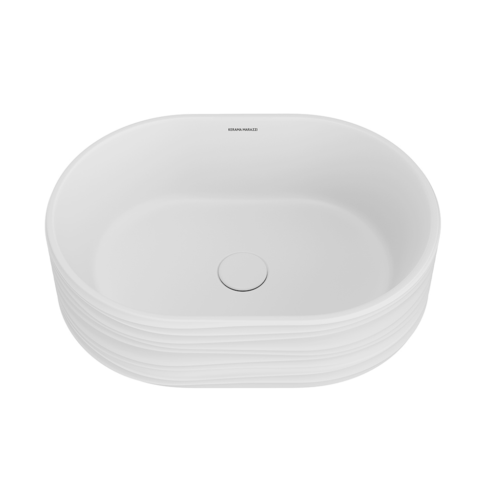 SA.wb.50/WHT.M Раковина ARTBASIN Sabbia/АртБейзин Саббья накладная 50, белая матовая