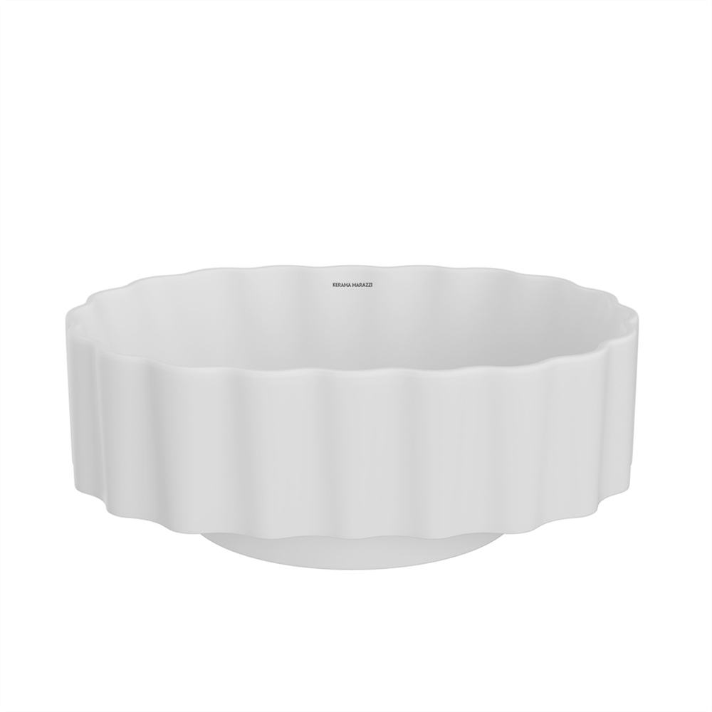 CC.wb.50/WHT.M Раковина ARTBASIN Conchiglia/АртБейзин Конкилья накладная 50, белая матовая