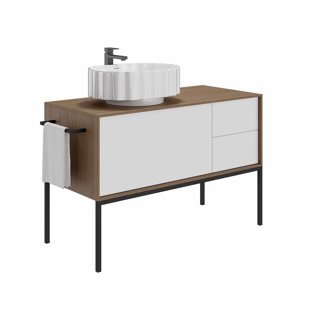 CC.wb.50/WHT Раковина ARTBASIN Conchiglia/АртБейзин Конкилья накладная 50, белая глянцевая