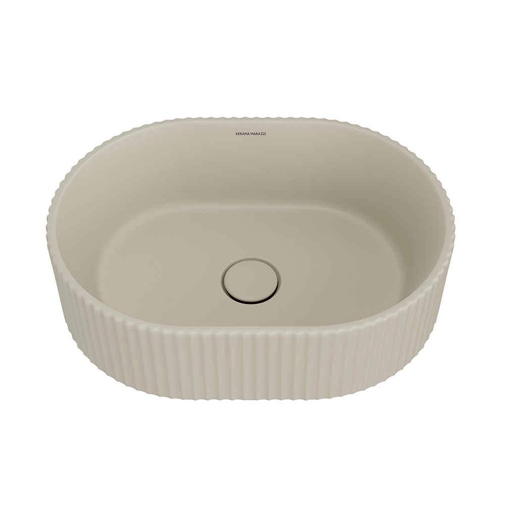 VE.wb.50/SAN Раковина ARTBASIN Vento/АртБейзин Венто накладная 50, песочная матовая