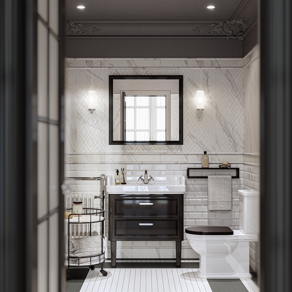 PO.wc.01 Унитаз Pompei/Помпеи напольный, белый глянцевый