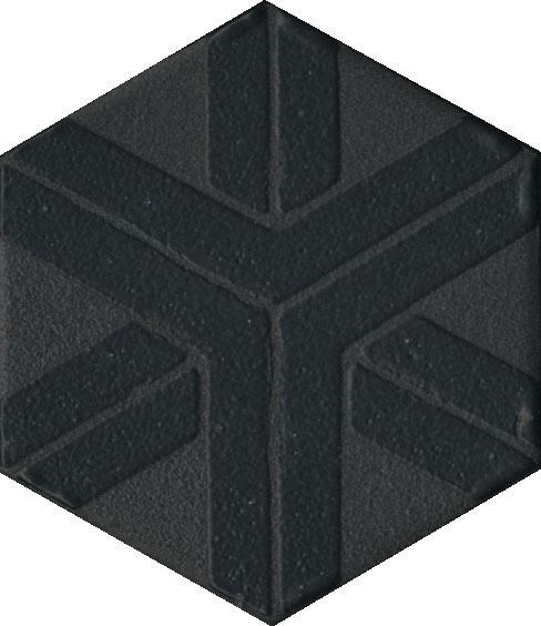 OS/B241/63001 Декор Агуста черный 5,2х6 6x5,2x6,9