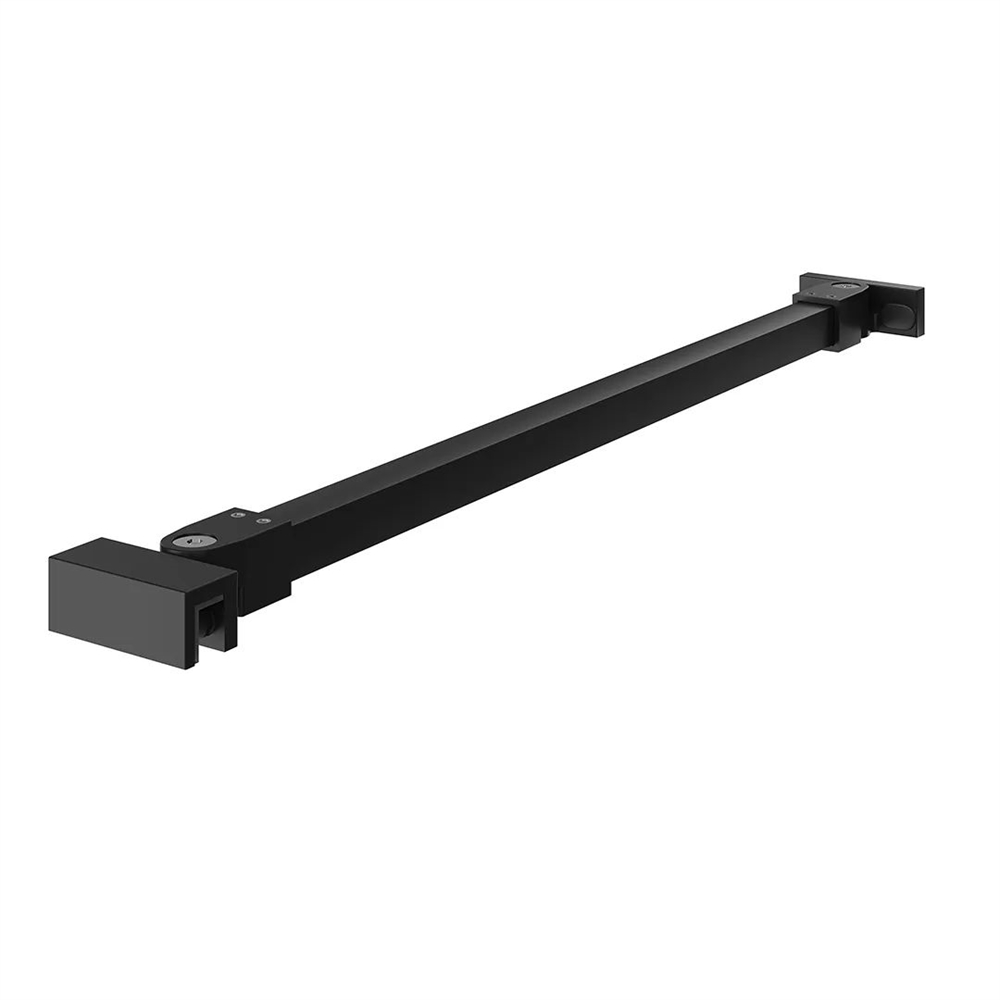 VE.FB250.BSD.BLK.M Фиксатор для стеклянной шторки Vetro/Ветро, 25 см, матовый черный