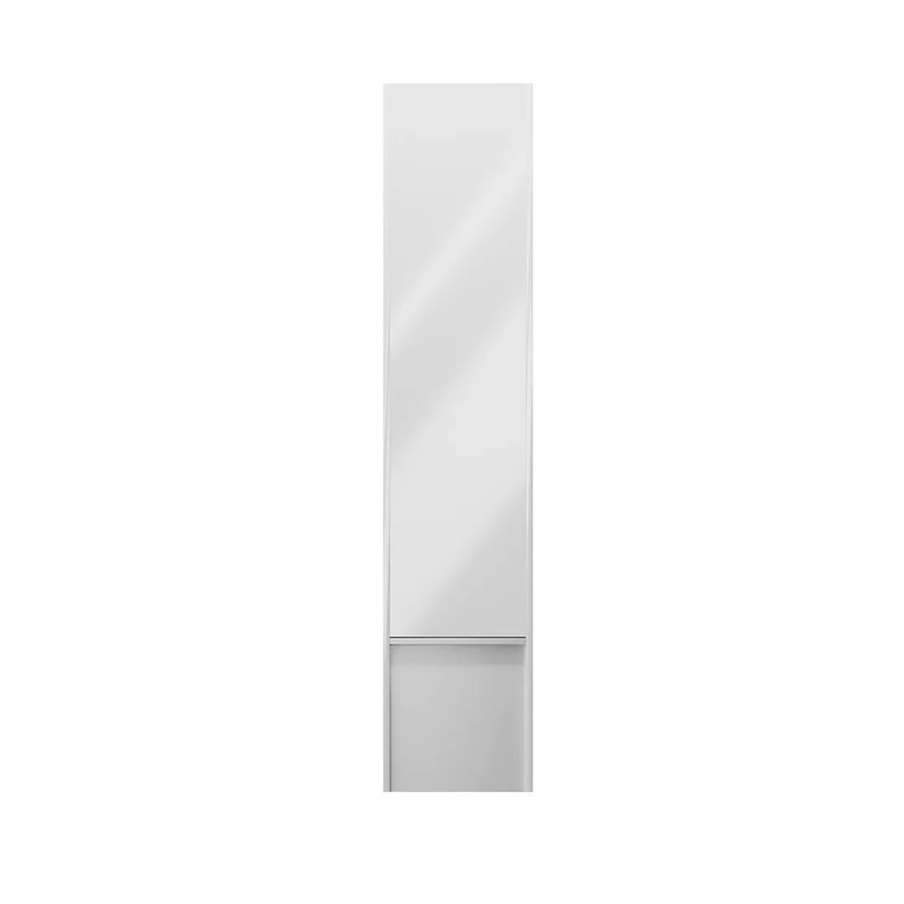 MOD.165/WHT Пенал Modula/Модула подвесной 165 с дверцей и ящиком, белый глянцевый